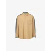Marni Two-tone Design Shirt In Dijon