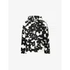 Marni 'floral Bloom' Jacket With Front Pockets In Black
