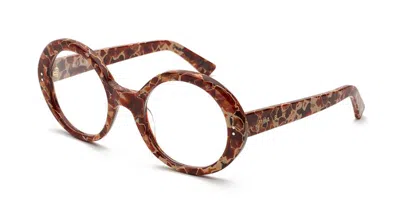 Marni Eobilo Lava 5re Men's Glasses Brown Size 54 - Free Lenses - Blue Light Block Available In Lava Brown