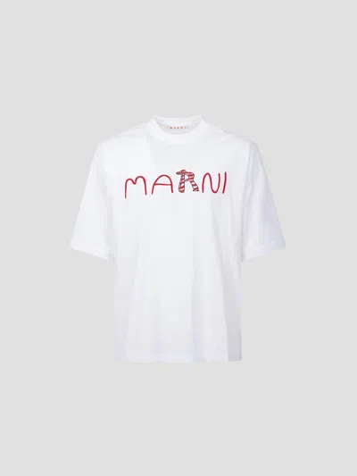 Marni Essential T-shirt In White