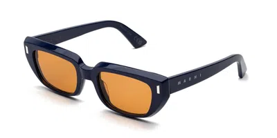 Marni Etezea Deep Blue Uwf Men's Sunglasses Blue Size 53