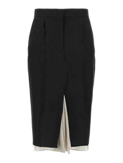Marni Exposed Lining Skirt