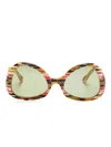 Marni Eyewear Anu Ohia Sunglasses In Yellow