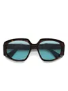 Marni Eyewear Arithiel Round-frame Sunglasses In Blue