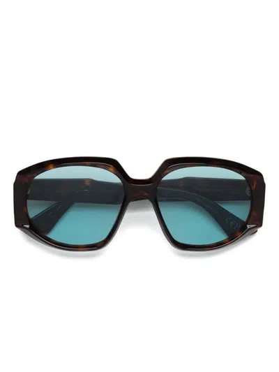 Marni Eyewear Arithiel Round-frame Sunglasses In Blue