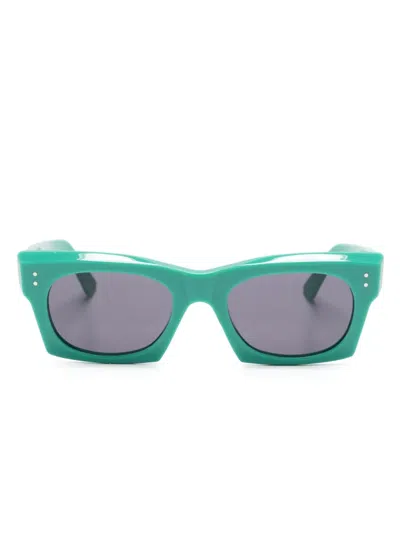 Marni Eyewear Edku Oval-frame Sunglasses In Green