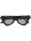 Marni Eyewear Fairy Pool Triangular-frame Sunglasses In Black