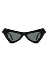 Marni Eyewear Fairy Pools Cat-eye Frame Sunglasses In Black