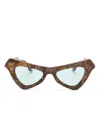 Marni Eyewear Fairy Pools Radica Cat-eye-sonnenbrille In Brown