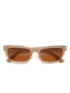 Marni Eyewear Floosa Rectangle-frame Sunglasses In Brown