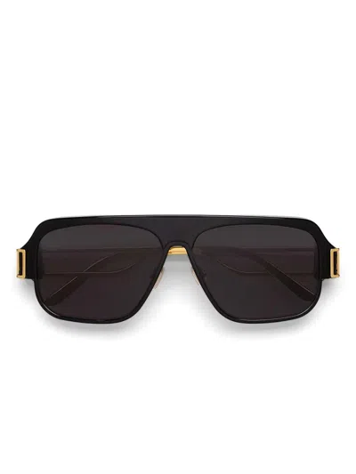 Marni Eyewear Geometric-frame Sunglasses In Black