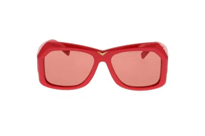 Marni Eyewear Geometric Frame Tiznit Sunglasses In Red