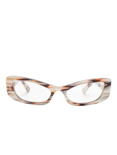 Marni Eyewear Gry Glasses In Grey