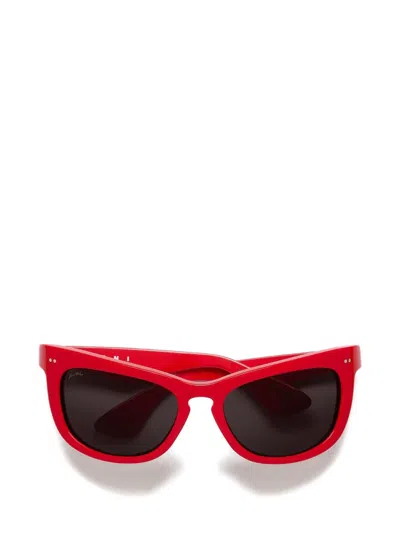 Marni Eyewear Isamu Sunglasses In Red