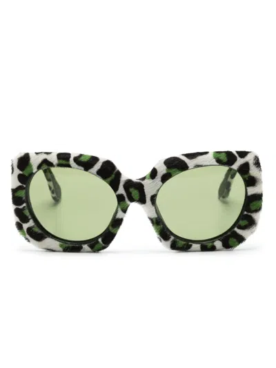 Marni Eyewear Jellyfish Lake Square-frame Sunglasses In White