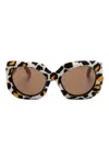 Marni Eyewear Jellyfish Lake Square-frame Sunglasses In White