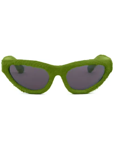 Marni Eyewear Mavericks Cat-eye Frame Sunglasses In Grün