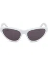 Marni Eyewear Mavericks Cat-eye Frame Sunglasses In Weiss
