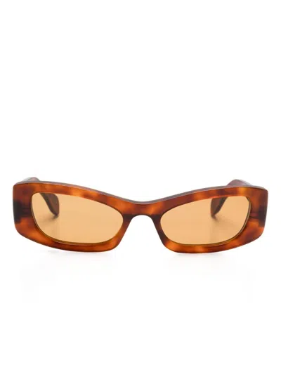 Marni Eyewear Nyama Sunglasses In Brown