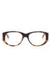 Marni Eyewear Orinoco River Rectangular-frame Glasses In Brown