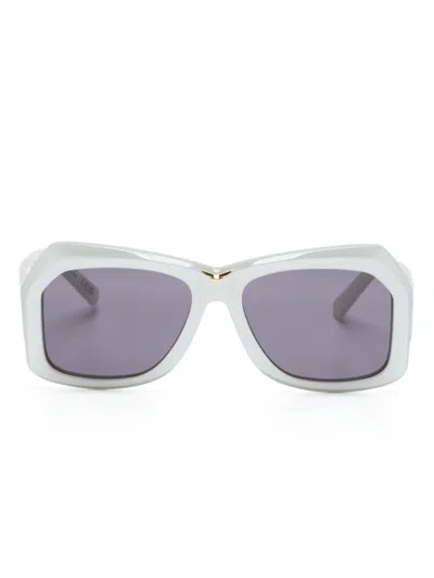 Marni Eyewear Oversized-frame Tinted Sunglasses In Grey
