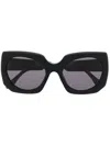 Marni Eyewear Oversized Square-frame Sunglasses In Schwarz