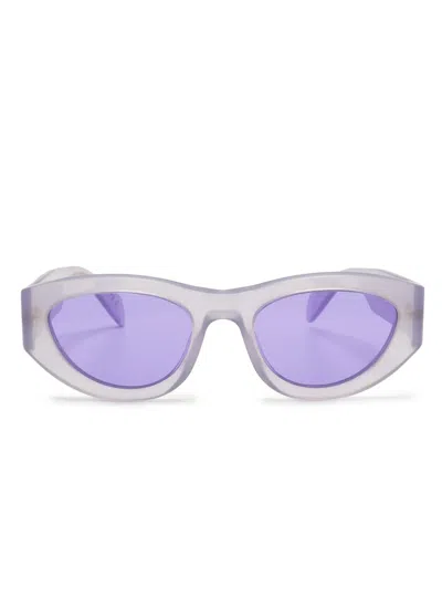 Marni Eyewear Rainbow Mountains Cat-eye Sunglasses In Purple