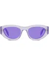 Marni Eyewear Rainbow Mountains Cat-eye Sunglasses In Purple