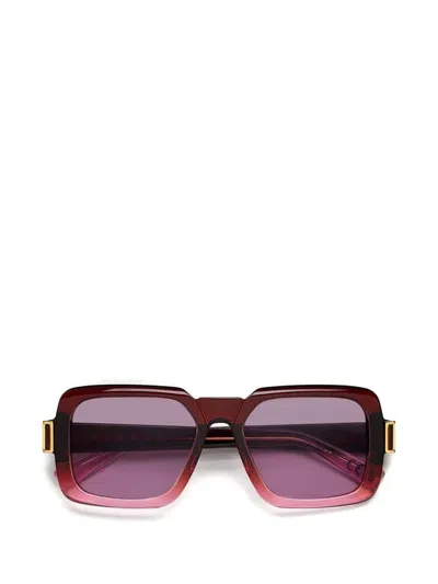 Marni Eyewear Rectangle Sunglasses In Purple