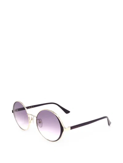 Marni Eyewear Round-frame Sunglasses In Purple