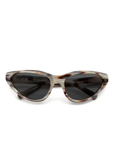 Marni Eyewear Starshell Tortoiseshell Cat-eye Sunglasses