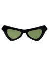 MARNI EYEWEAR MARNI EYEWEAR TRIANGLE FRAME SUNGLASSES