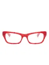 Marni Eyewear Tup Akelu Glasses In Red