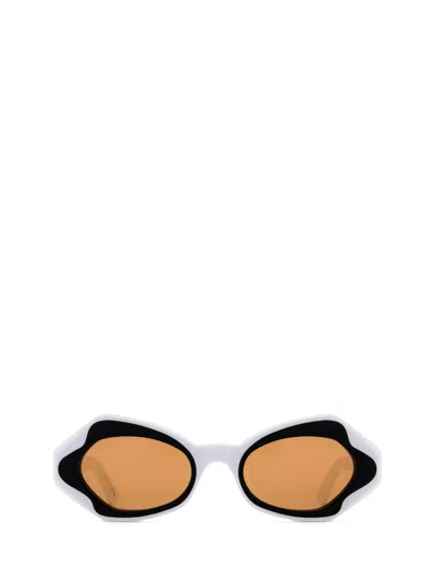 Marni Eyewear Unlahand White Sunglasses