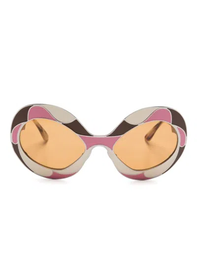 Marni Eyewear Vaso Land Of Revelations Sunglasses In Neutrals