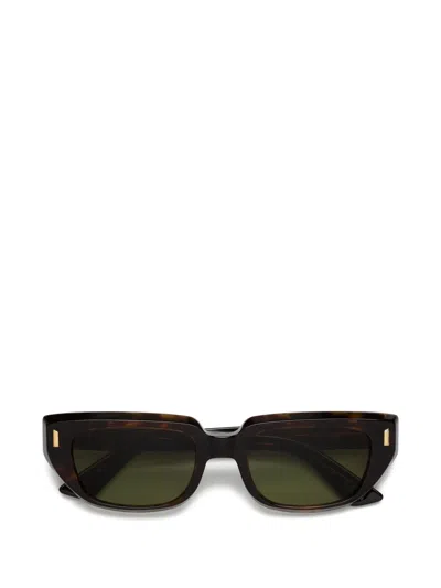 Marni Eyewear X Retrosuperfuture Etezea Rectangle-frame Sunglasses In Brown