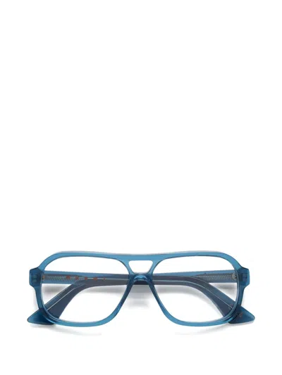 Marni Eyewear X Retrosuperfuture Moziqui Pilot-frame Glasses In Blue