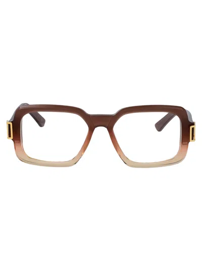 Marni Eyewear Zamalek Square-frame Glasses In Faded Brown