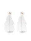 Marni Fabric-feather Earrings