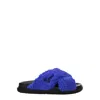 Marni Blue Fussbett Sandals In Purple