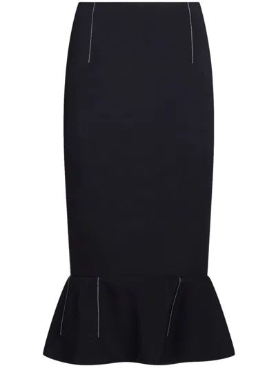 Marni Fall 2024 Women's Skirt In Black In Navy
