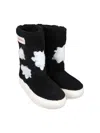 Marni Faux-fur Ankle Boots In Black