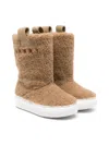 Marni Faux-fur Boots In Brown