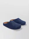 Marni Slip-on Round Toe Leather Slippers In Multi