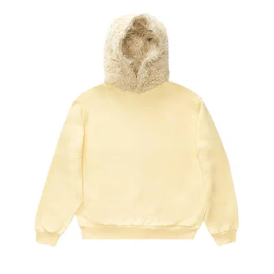 Pre-owned Marni Faux Fur Hooded Sweatshirt 'yellow' | Men's Size 52