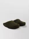 Marni Green Long-haired Calfskin Footbed Sabot