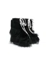 Marni Faux-fur Snow Boots In Black