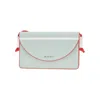 Marni Faux Leather Crossbody Mini Bag Kids In Blue
