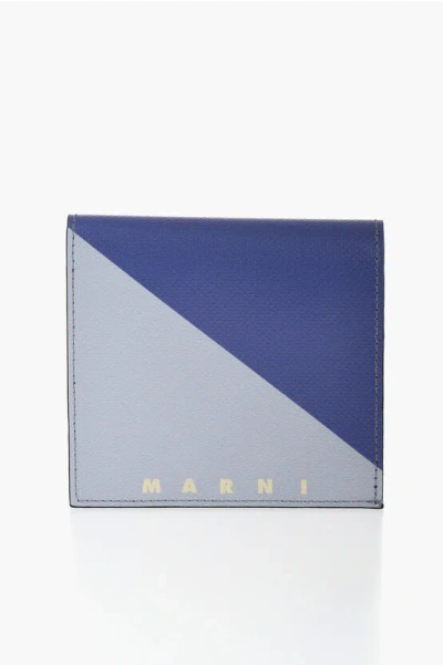 Marni Faux Leather Two-tone Wallet