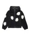 Marni Faux-shearling Hooded Jacket In Black